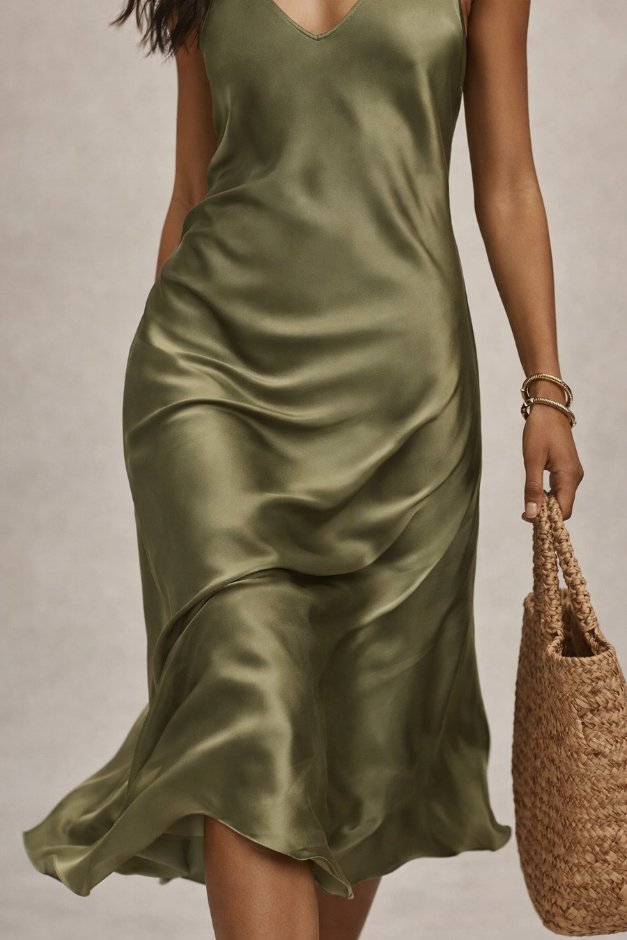 Fluid Satin Drape