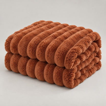 CloudNap Plush Throw Blanket - Caramel