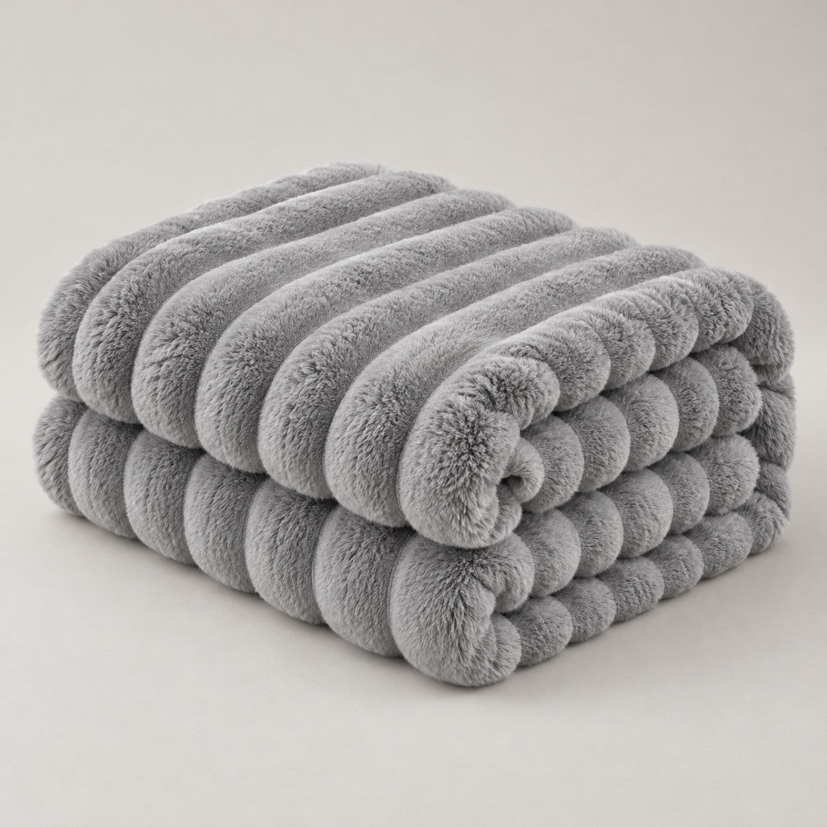 CloudNap Plush Throw Blanket - Light Gray