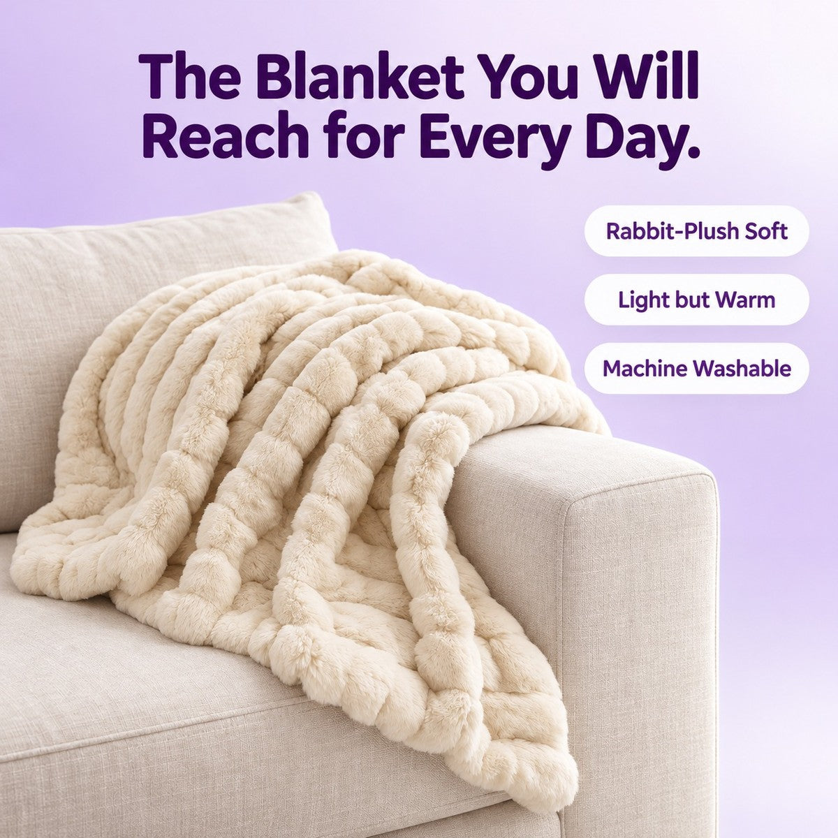 CloudNap Plush Throw Blanket - hero_info