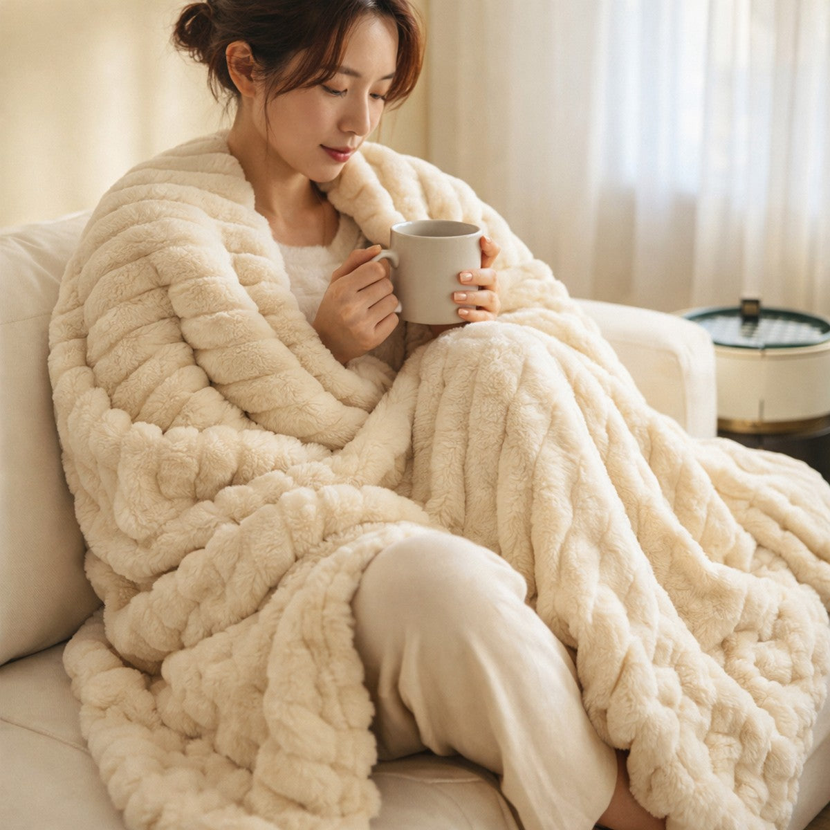 CloudNap Plush Throw Blanket - lifestyle
