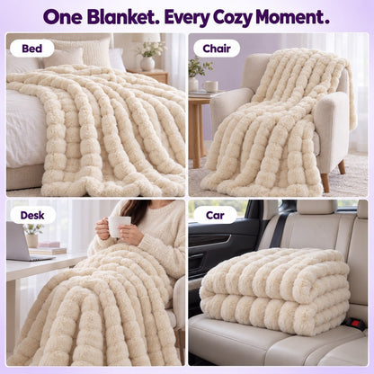 CloudNap Plush Throw Blanket - usecase