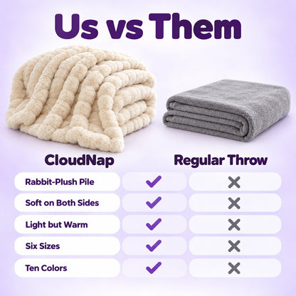 CloudNap Plush Throw Blanket - vs_them
