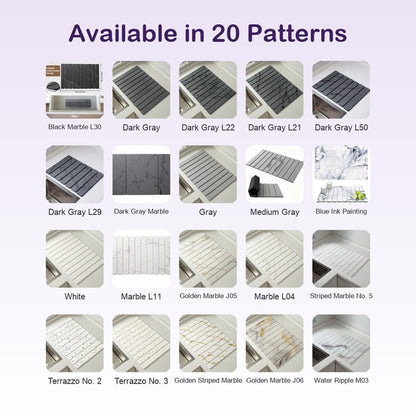 DryStone Diatomite Drying Mat - colors