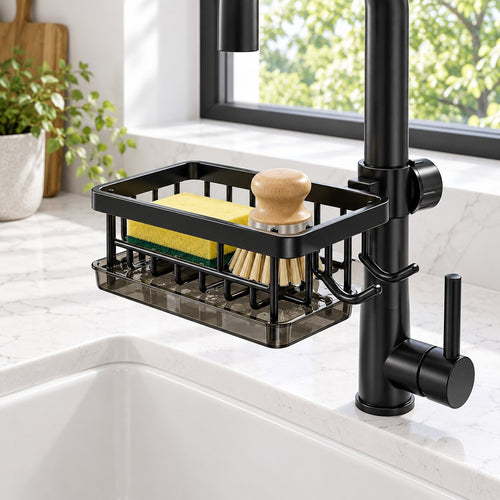 SinkMate No-Drill Faucet Caddy - hero
