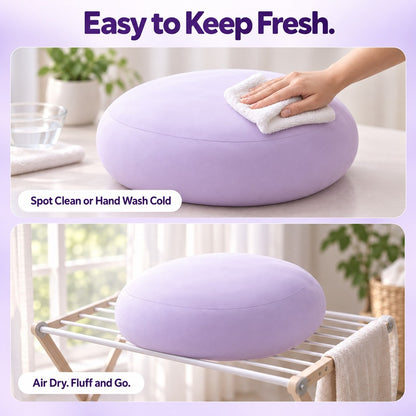 PuffCloud Ice-Silk Ball Pillow - care_steps