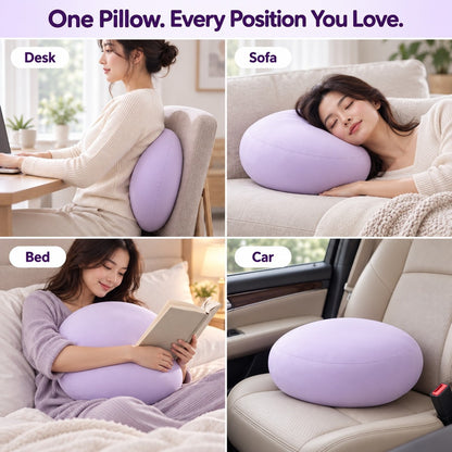 PuffCloud Ice-Silk Ball Pillow - usecase