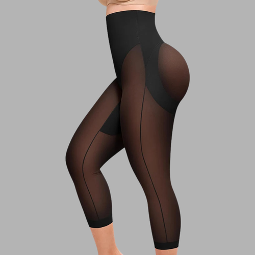 Mesh Sculpt Butt-Lifting Capri Leggings