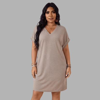 Breezy V-Neck Mini Dress
