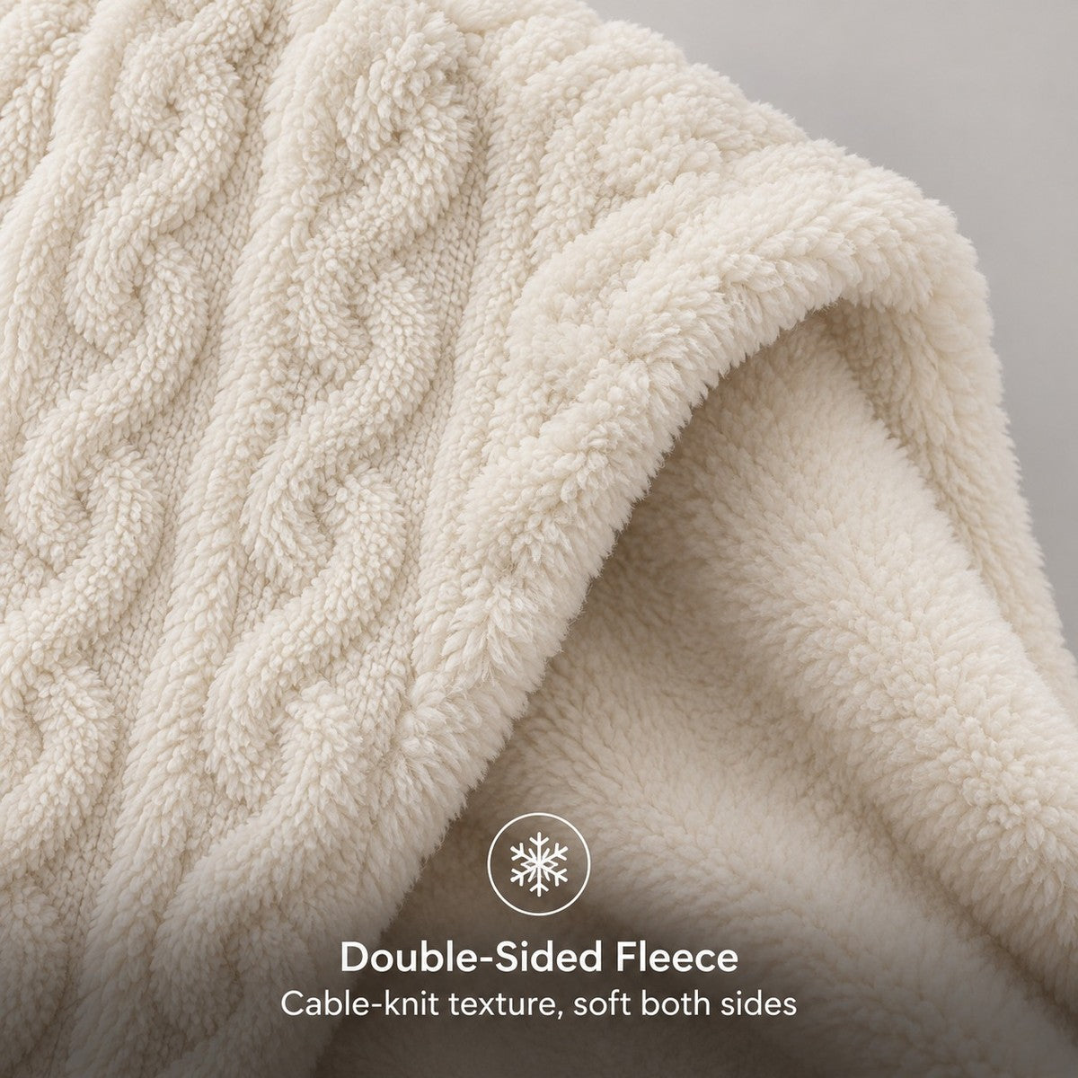 DoubleSoft Hooded Fleece Cardigan Coat - fabric_label