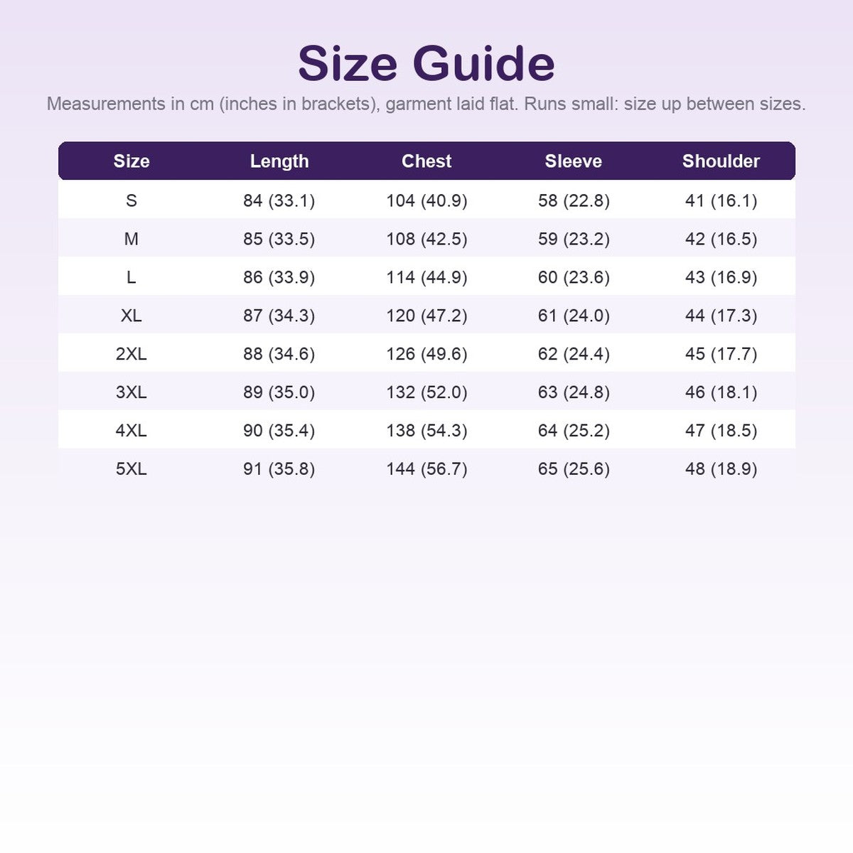 DoubleSoft Hooded Fleece Cardigan Coat - size_guide
