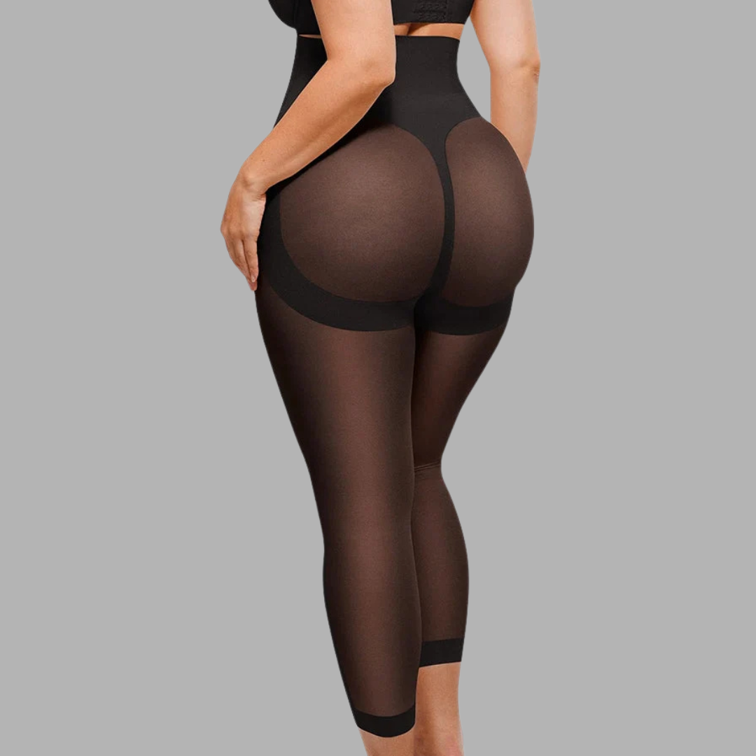 Mesh Sculpt Butt-Lifting Capri Leggings