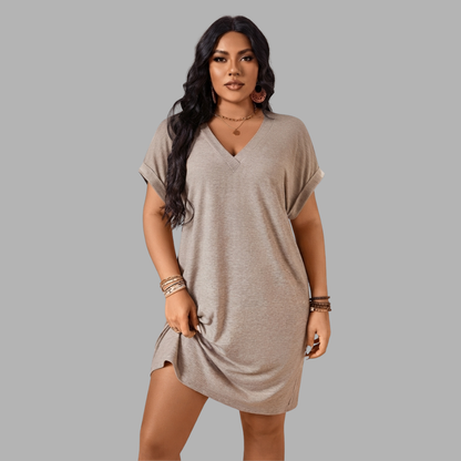 Breezy V-Neck Mini Dress