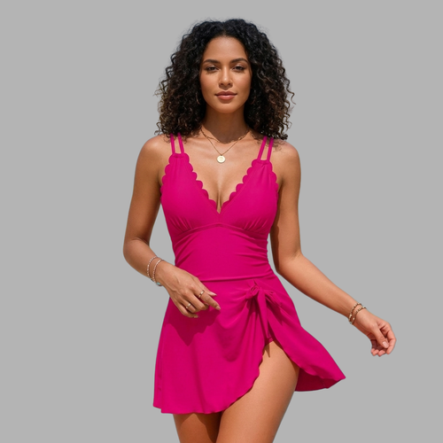 Slim Sculpt One-Piece Swim Dress
