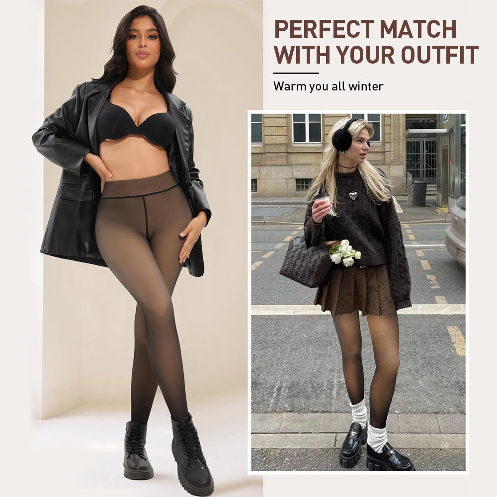 Magic Fleece Leggings Snatching Compression One Seam Fit