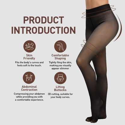 Magic Fleece Leggings Snatching Compression One Seam Fit