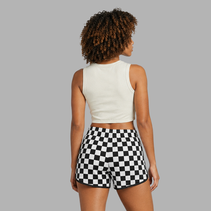 Printed Drawstring Casual Shorts