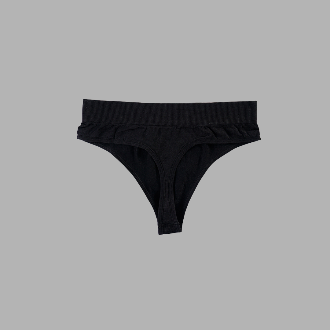 Seamless Ribbed Thong (Everyday Essentials Pack)