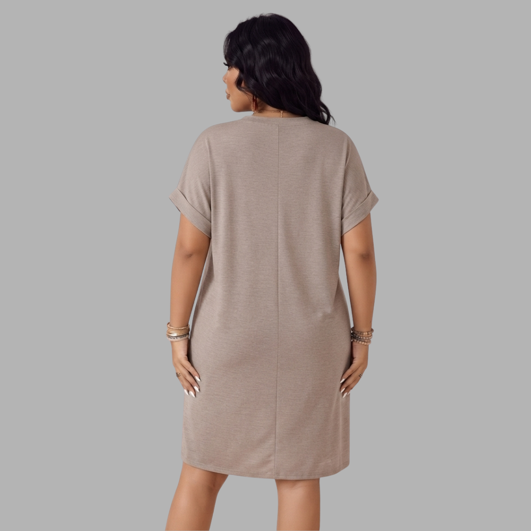 Breezy V-Neck Mini Dress