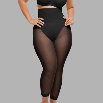 Mesh Sculpt Butt-Lifting Capri Leggings
