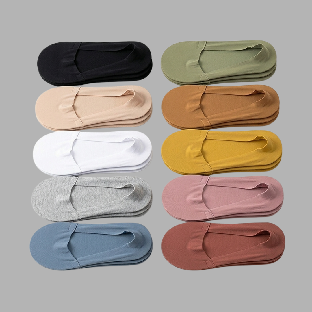 Invisible Socks – Ultra-Light, Breathable & No-Slip Comfort (Bundle Packs)