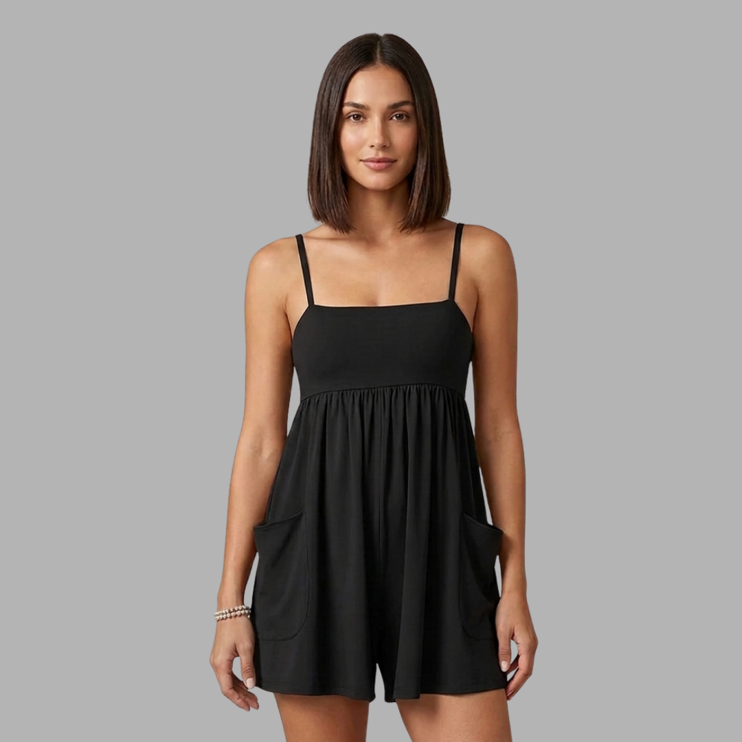 Breezy Strap Pocket Romper