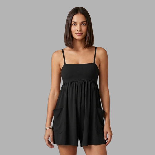 Breezy Strap Pocket Romper