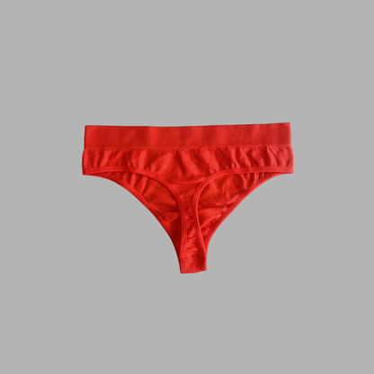 Seamless Ribbed Thong (Everyday Essentials Pack)