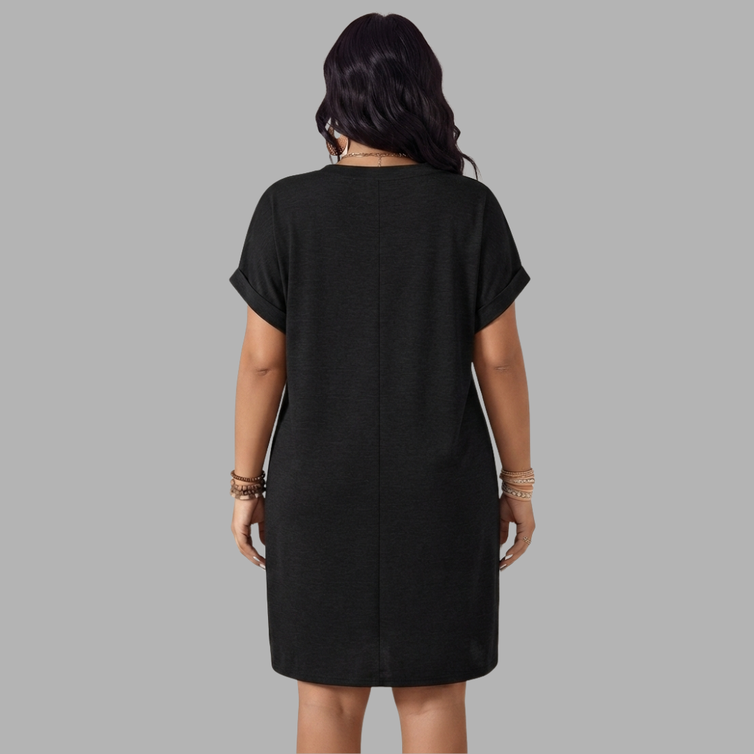 Breezy V-Neck Mini Dress