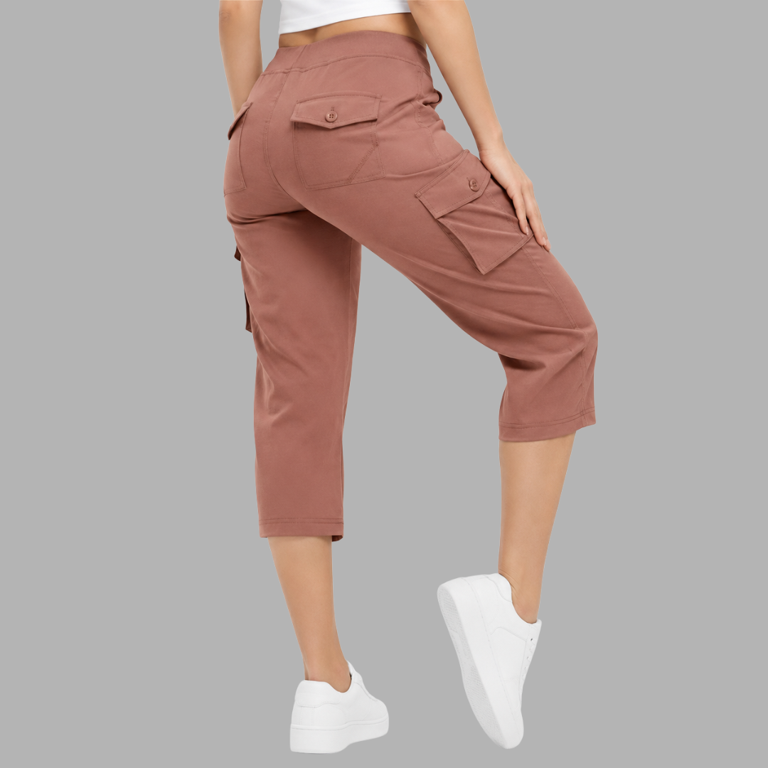 TrailEase Cargo Capri Shorts