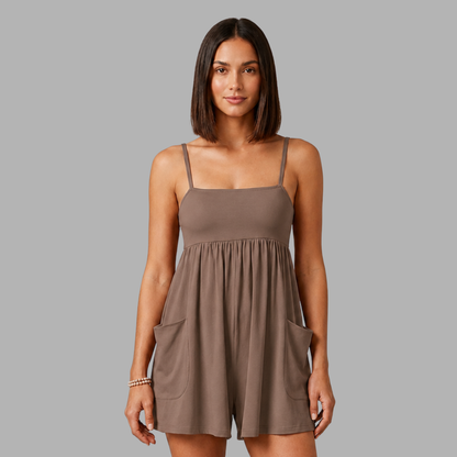 Breezy Strap Pocket Romper