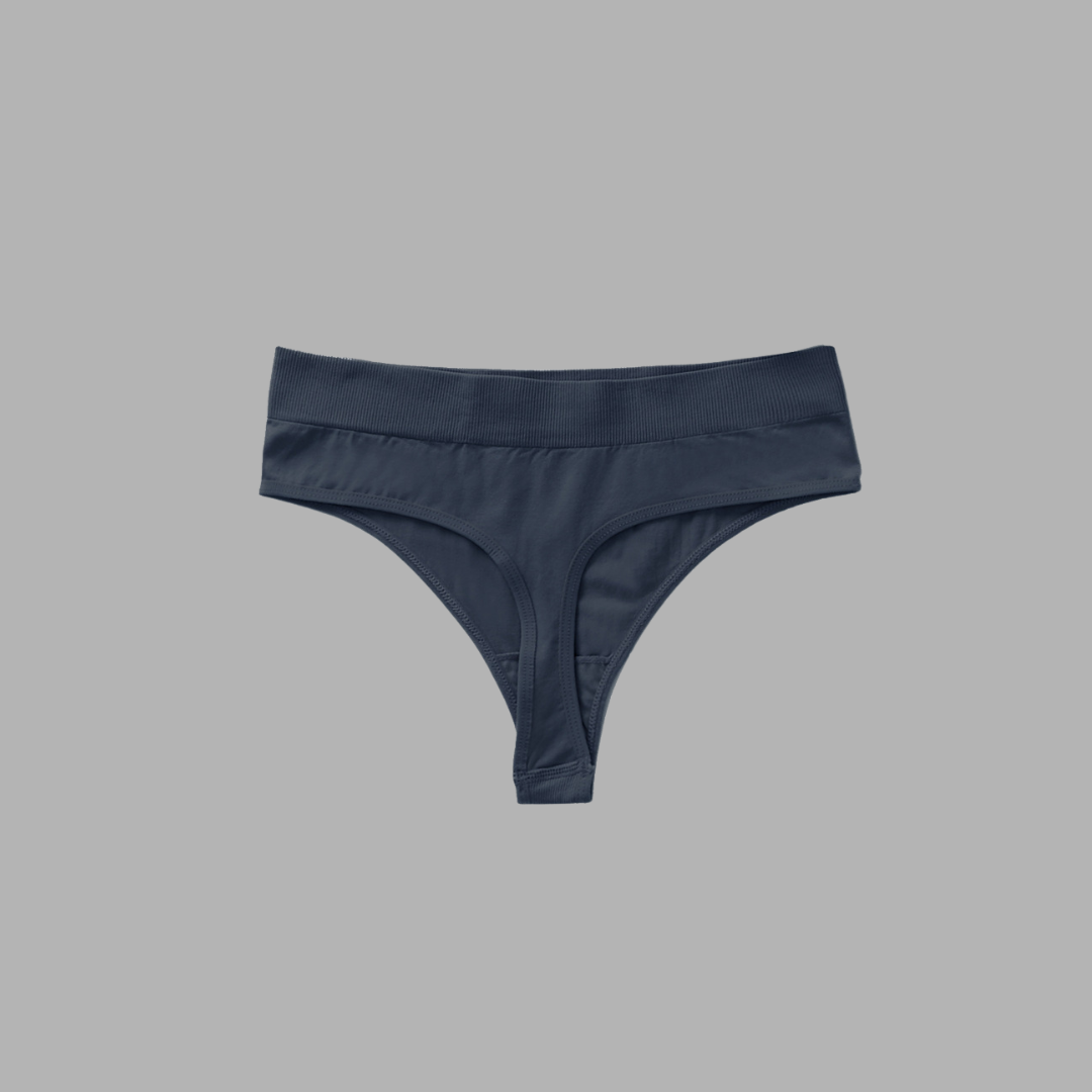 Seamless Ribbed Thong (Everyday Essentials Pack)