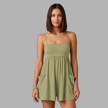 Breezy Strap Pocket Romper
