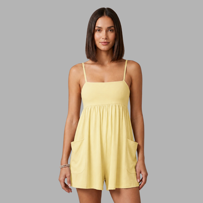 Breezy Strap Pocket Romper
