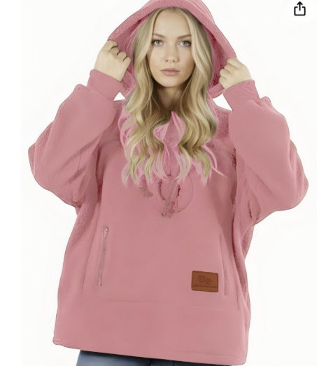 PawPouch Fleece Pet Carrier Hoodie detail 4