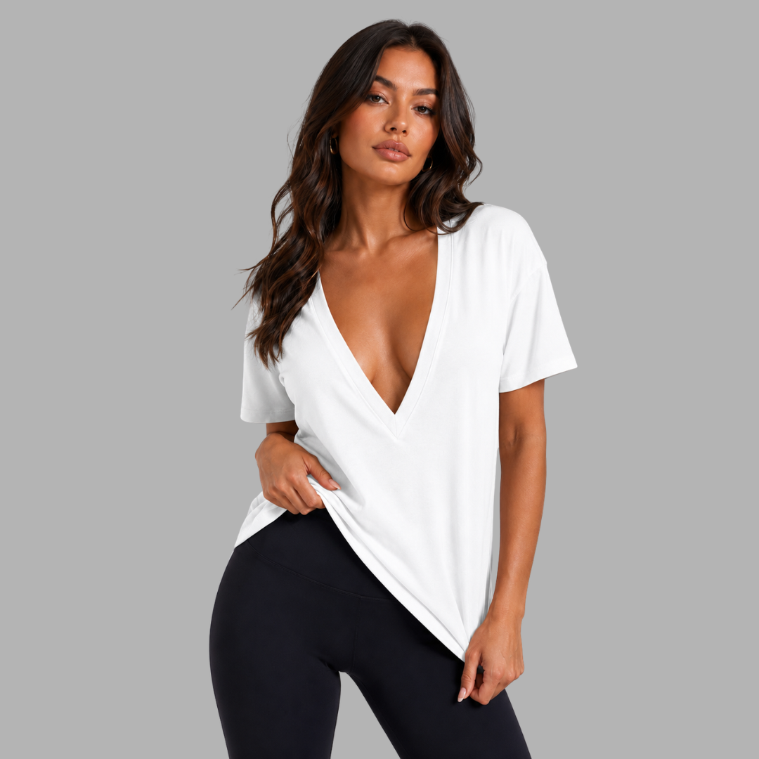 Everyday Deep V Tee