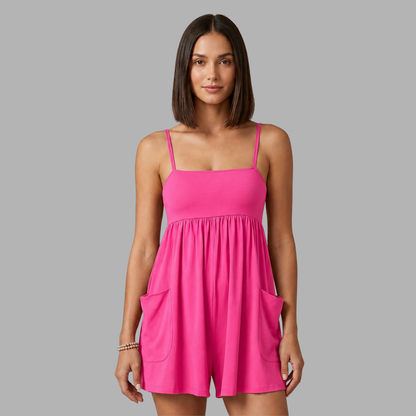 Breezy Strap Pocket Romper