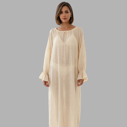 Breezy Deep-V Beach Cover-Up