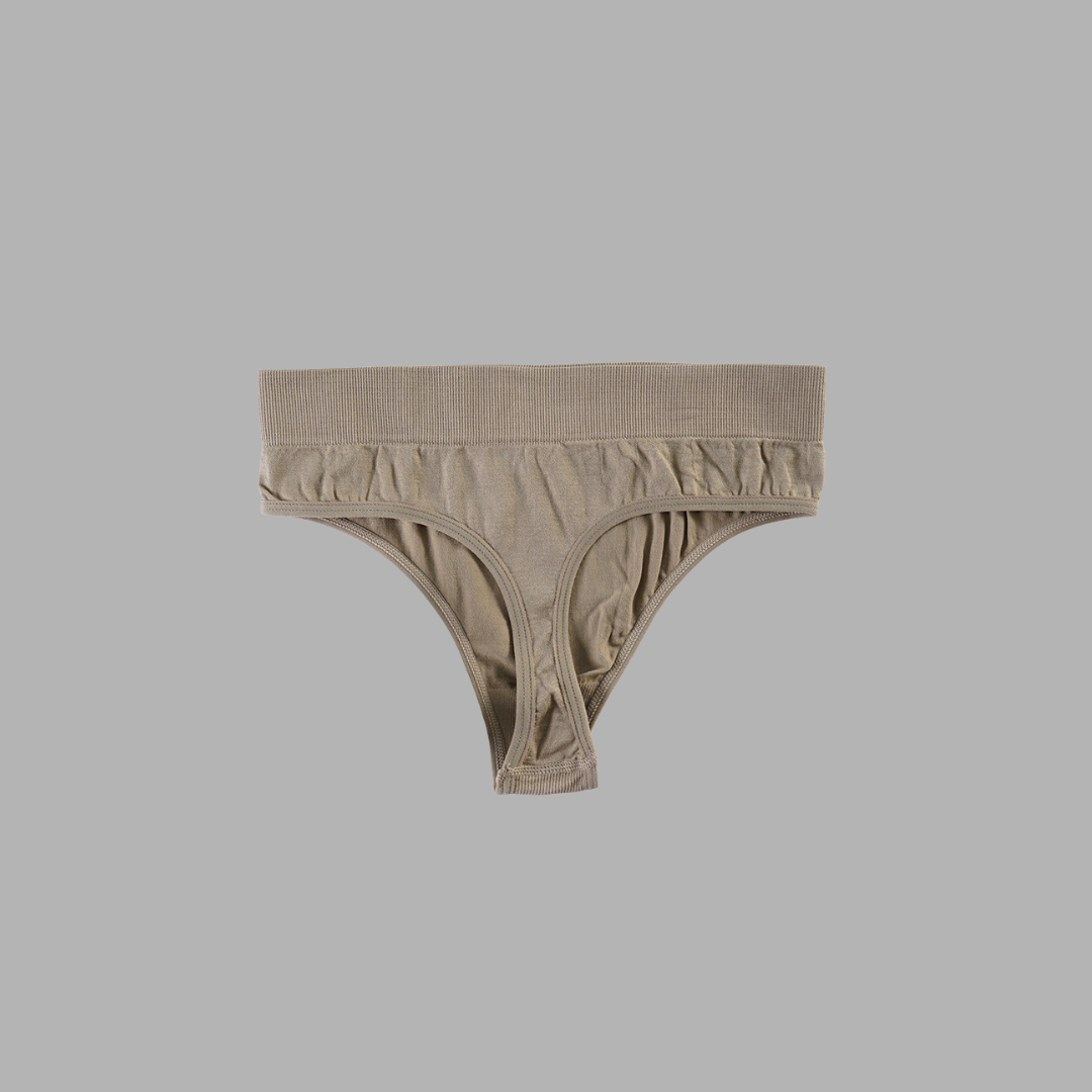 Seamless Ribbed Thong (Everyday Essentials Pack)