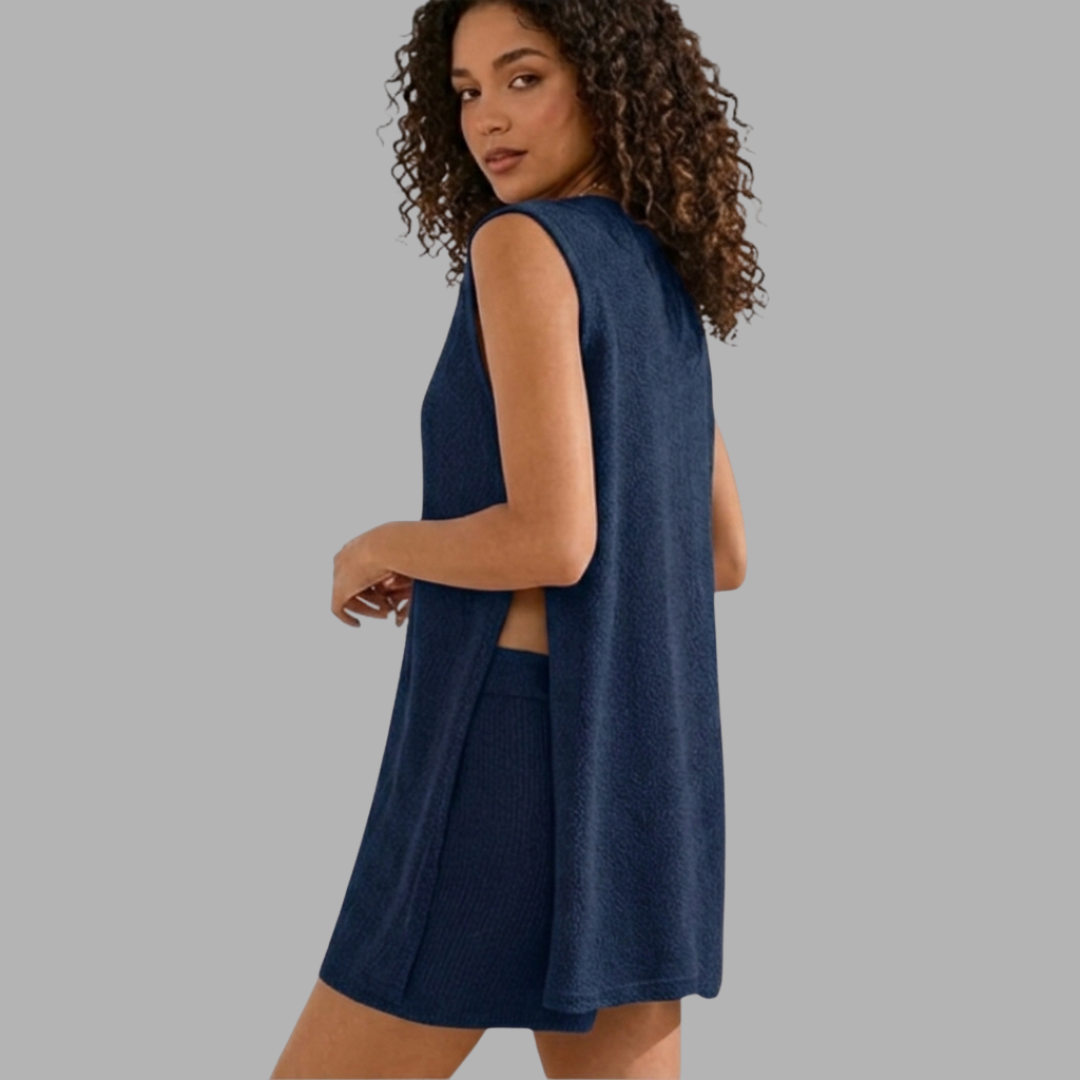 EaseKnit Sleeveless Lounge Set