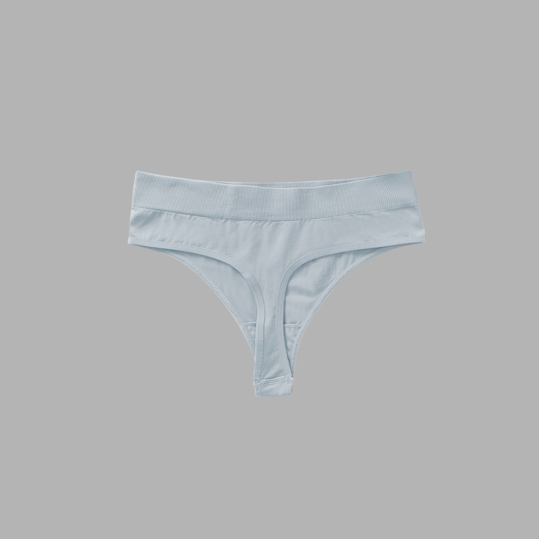 Seamless Ribbed Thong (Everyday Essentials Pack)