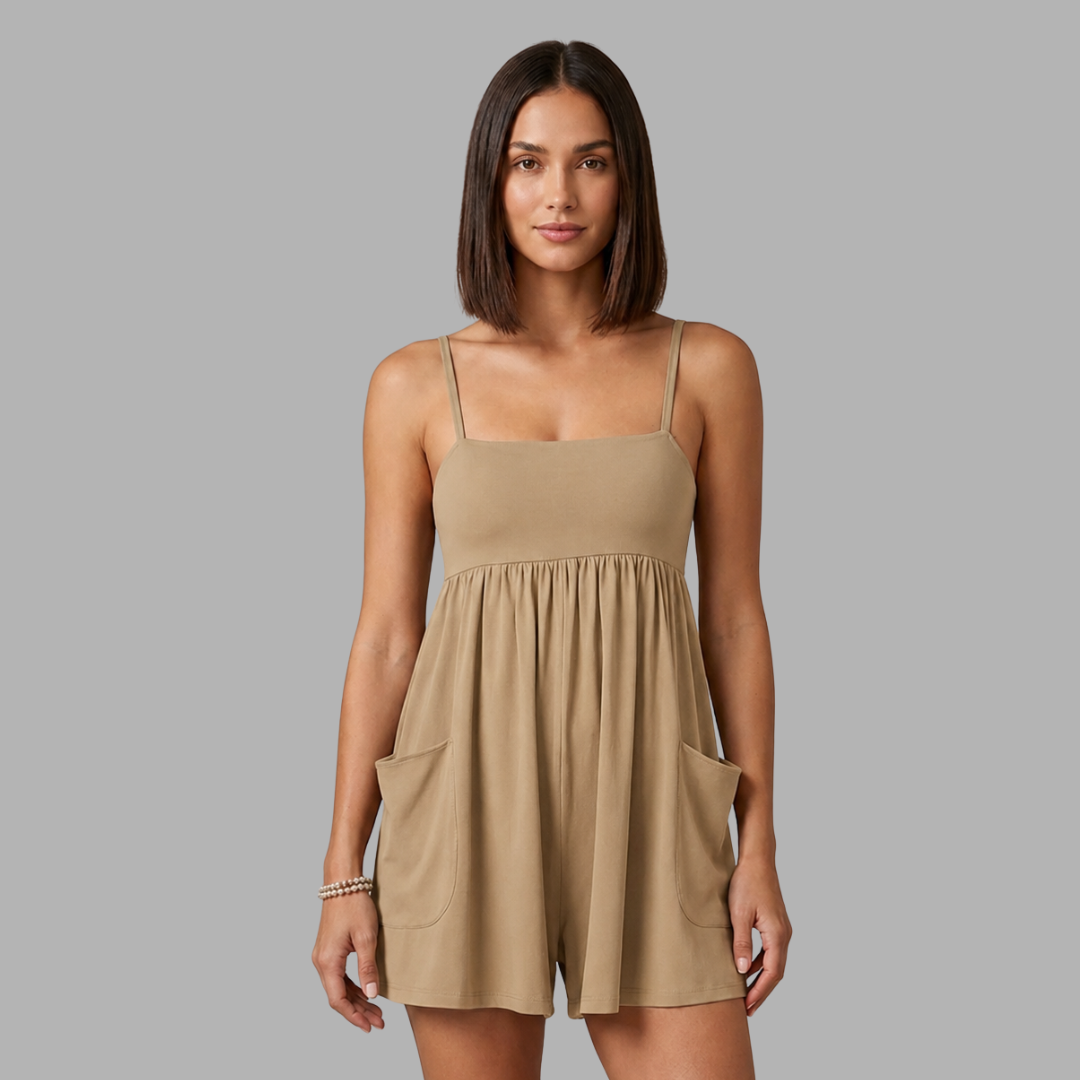 Breezy Strap Pocket Romper