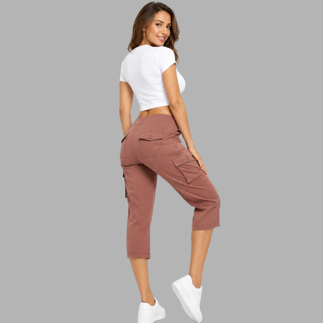 TrailEase Cargo Capri Shorts
