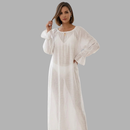 Breezy Deep-V Beach Cover-Up