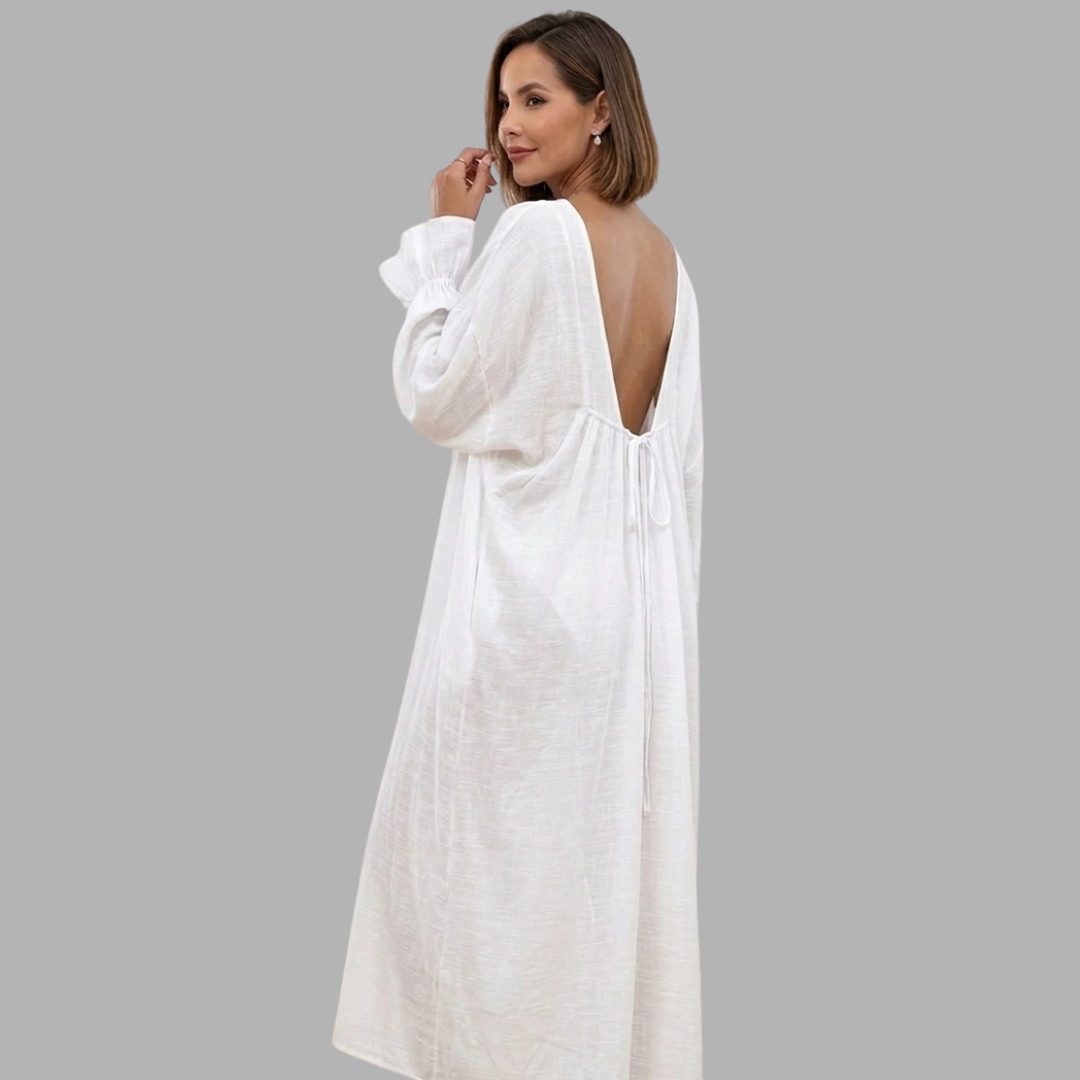 Breezy Deep-V Beach Cover-Up