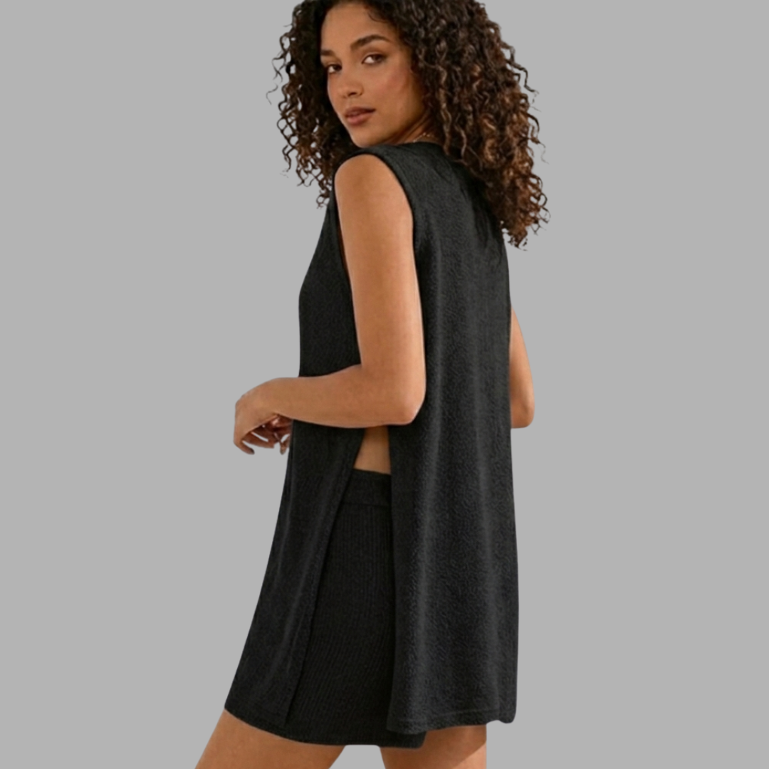 EaseKnit Sleeveless Lounge Set