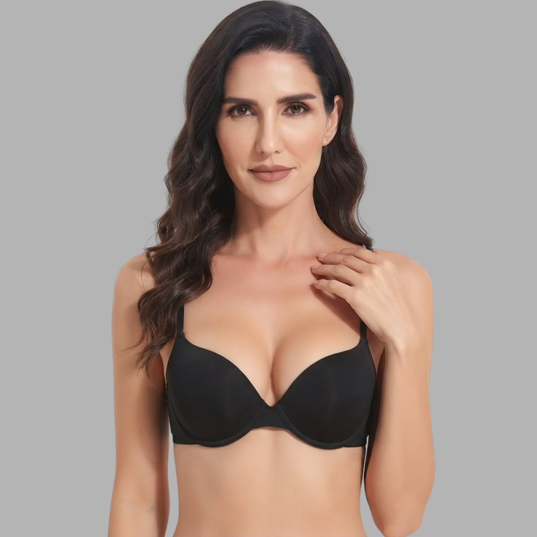LiftEnhance Glossy Push-Up Bra