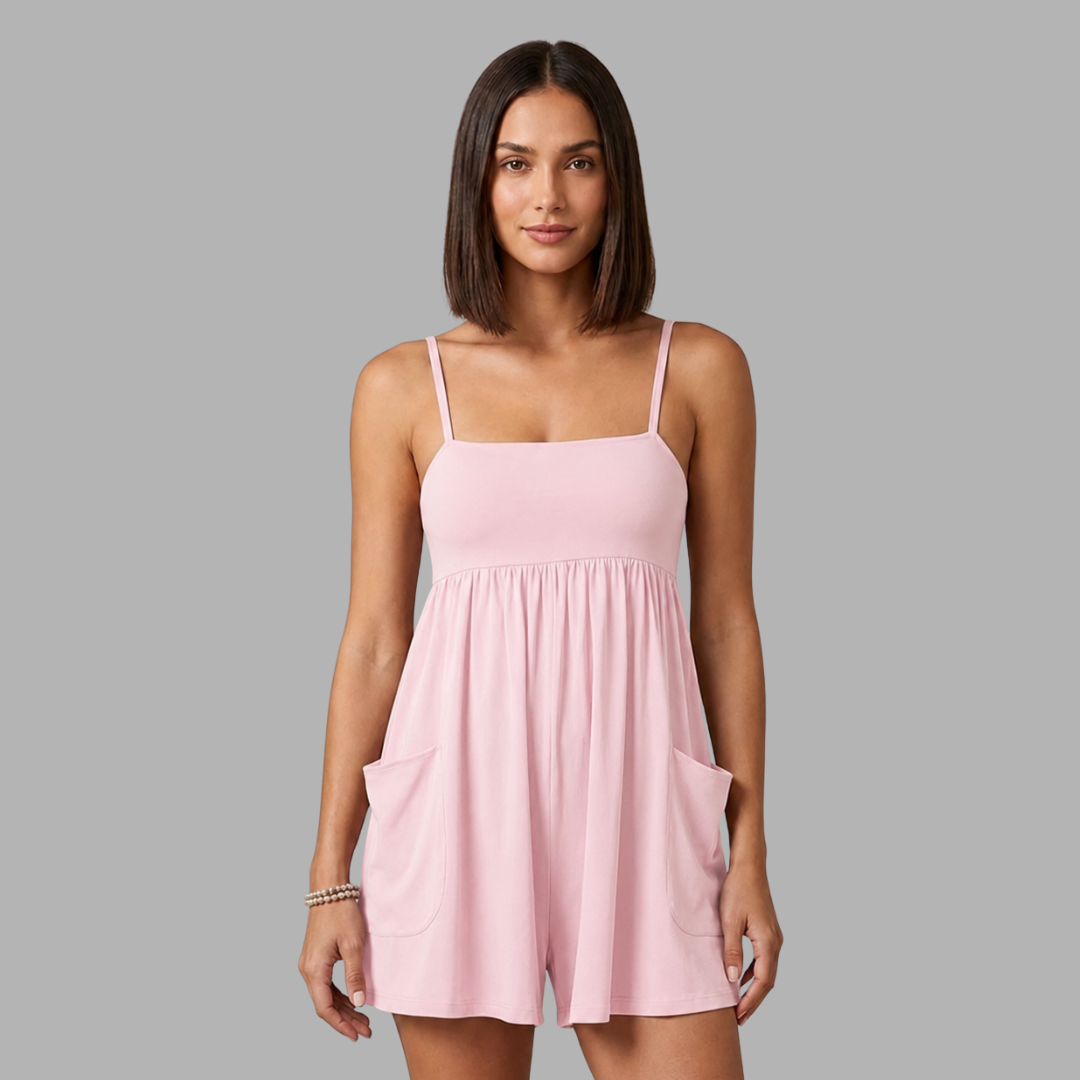 Breezy Strap Pocket Romper