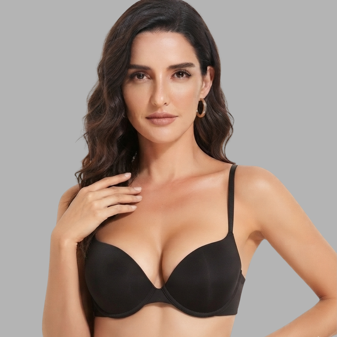 LiftEnhance Glossy Push-Up Bra