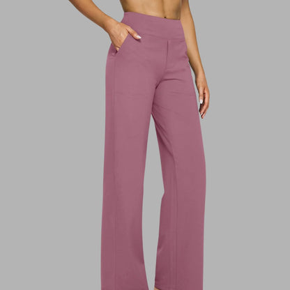 High-Waist Active Pants with Pockets